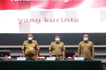 Walikota Dan Wawali Dampingi Gubernur Dalam Musrembang (RPJMD) Kota Manado Tahun 2021-2026
