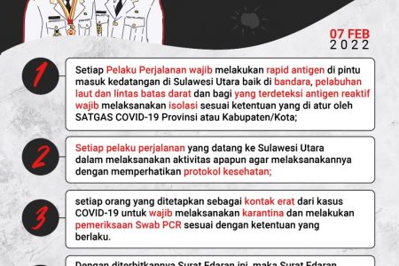 Antisipasi Meningkatnya Varian Omicron, Pemkot Manado Keluarkan Himbauan