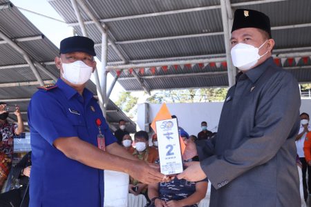 Wawali Sualang Pimpin Apel HUT Damkar ke 103, Sejumlah Simulasi Dipertunjukan